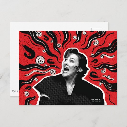 Keversap | Delia Deetz Briefkaart (Voorkant / Achterkant)