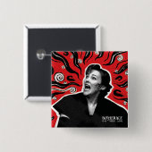 Keversap | Delia Deetz Vierkante Button 5,1 Cm (Voorkant /achterkant)