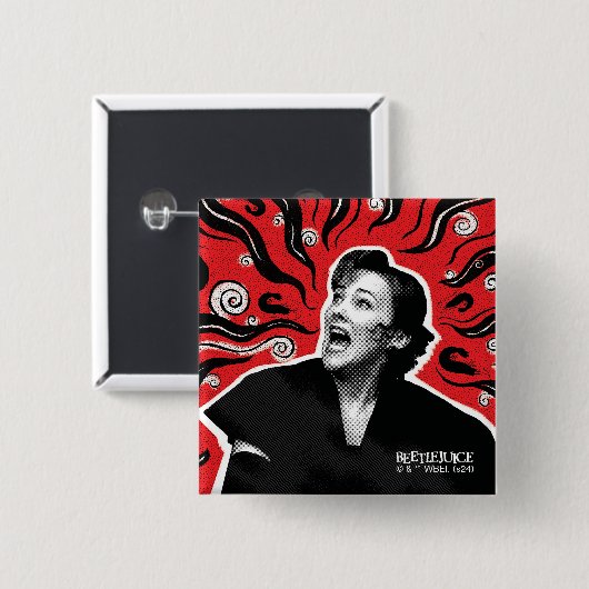 Keversap | Delia Deetz Vierkante Button 5,1 Cm (Voorkant /achterkant)