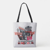 Keversap | Ga je gang Maak mijn millennium Tote Bag (Achterkant)