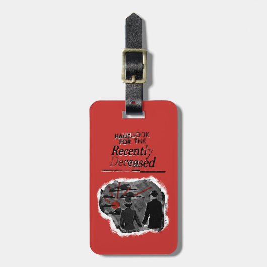 Keversap | Handboek voor de onlangs overleden pers Bagagelabel (Voorkant verticaal)