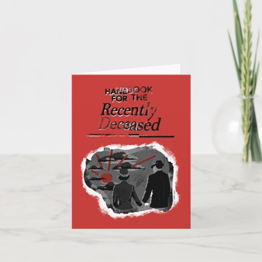 Keversap | Handboek voor de onlangs overleden pers Notitiekaartje (Voorkant)