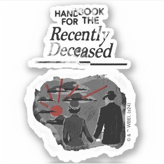 Keversap | Handboek voor de onlangs overleden pers Sticker (Voorkant)