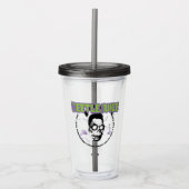 Keversap | Harry de Jager Shrunken Head Acryl Drinkbeker (Voorkant)