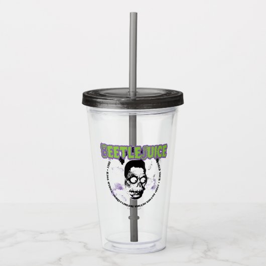 Keversap | Harry de Jager Shrunken Head Acryl Drinkbeker (Voorkant)