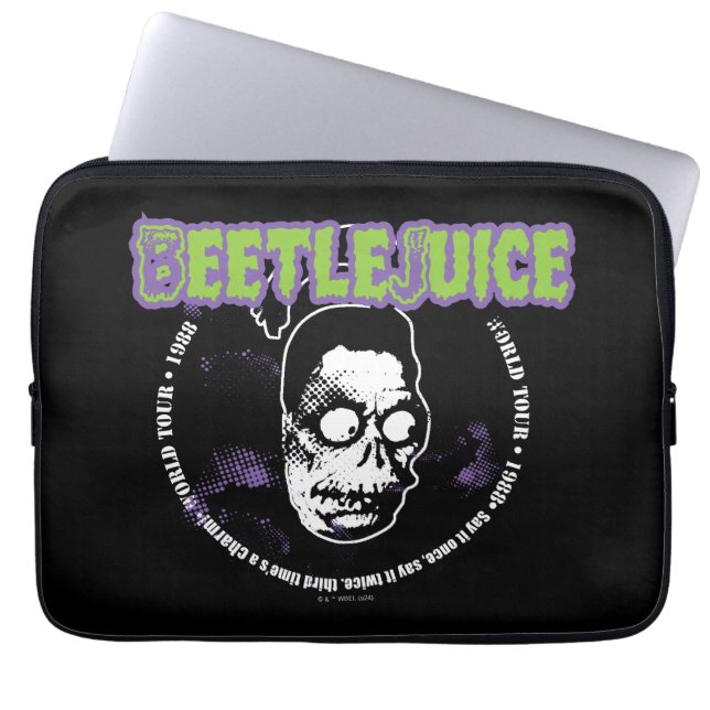 Keversap | Harry de Jager Shrunken Head Laptop Sleeve (Voorkant)