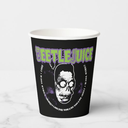 Keversap | Harry de Jager Shrunken Head Papieren Bekers (Achterkant)