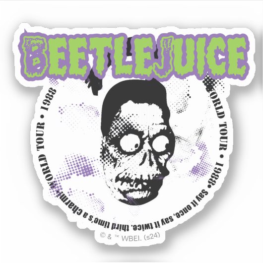 Keversap | Harry de Jager Shrunken Head Sticker (Voorkant)