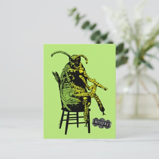 Keversap | Kever in stoel Briefkaart (Staand voorkant)