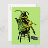 Keversap | Kever in stoel Briefkaart (Voorkant / Achterkant)