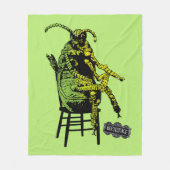 Keversap | Kever in stoel Fleece Deken (Voorkant)