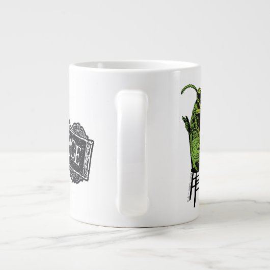 Keversap | Kever in stoel Grote Koffiekop (Achterkant)