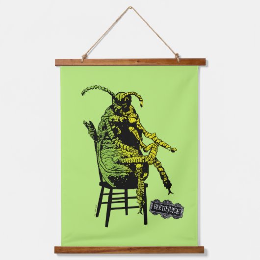 Keversap | Kever in stoel Hangend Wandkleed (Voorkant)