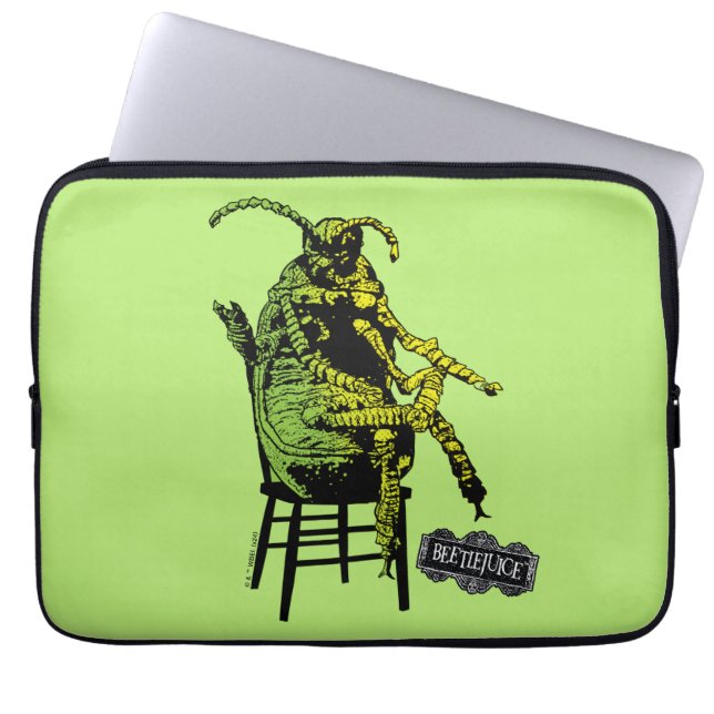 Keversap | Kever in stoel Laptop Sleeve (Voorkant)