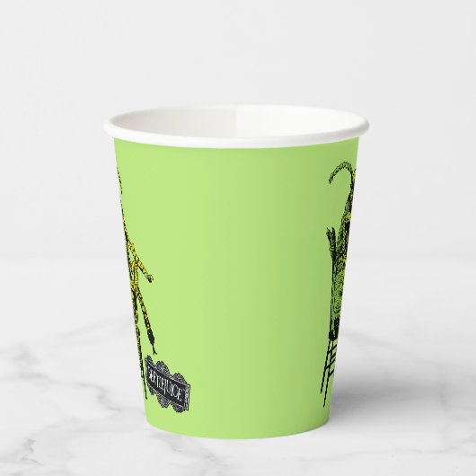 Keversap | Kever in stoel Papieren Bekers (Links)