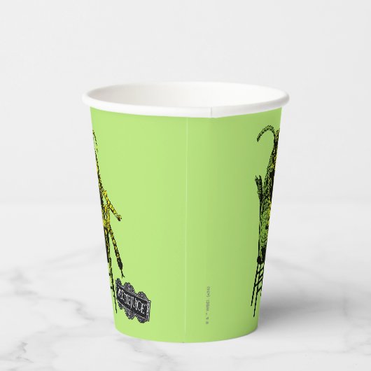 Keversap | Kever in stoel Papieren Bekers (Rechts)