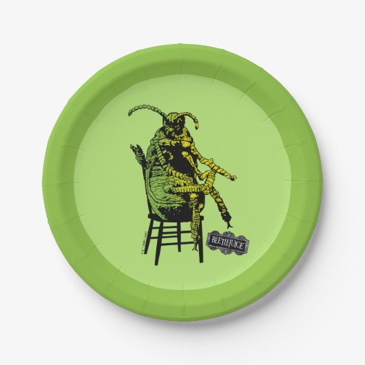 Keversap | Kever in stoel Papieren Bordje (Voorkant)