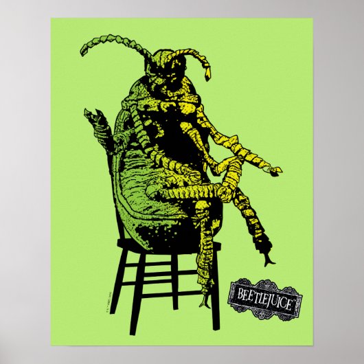 Keversap | Kever in stoel Poster (Voorkant)