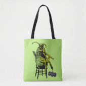 Keversap | Kever in stoel Tote Bag (Voorkant)