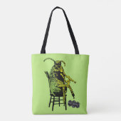 Keversap | Kever in stoel Tote Bag (Achterkant)