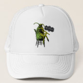 Keversap | Kever in stoel Trucker Pet (Voorkant)