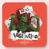 Keversap | Miss Argentinië Bier Onderzetter (Voorkant)