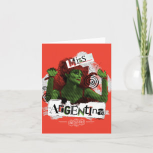 Keversap   Miss Argentinië Notitiekaartje