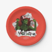 Keversap | Miss Argentinië Papieren Bordje (Voorkant)