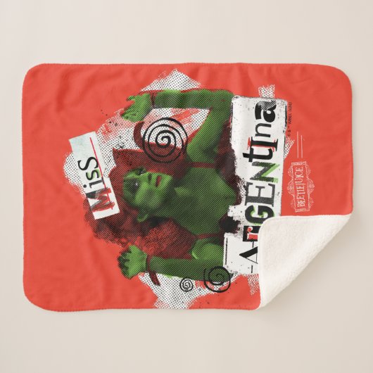Keversap | Miss Argentinië Sherpa Deken (Voorkant (horizontaal))