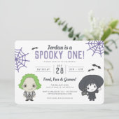 Keversap | Spooky een eerste verjaardag Kaart (Staand voorkant)