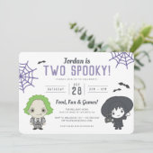 Keversap | Twee Spooky 2e Verjaardag Kaart (Staand voorkant)