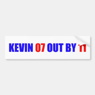 Kevin 07 van 11 Bumpersticker