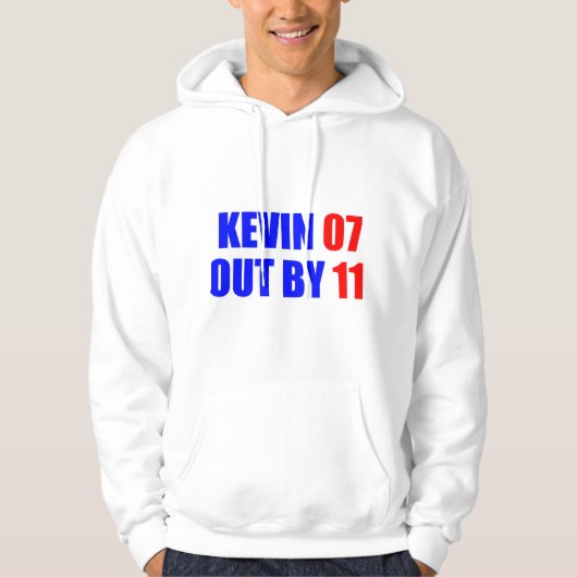 Kevin 07 van 11 Mannen Hoodie (Voorkant)