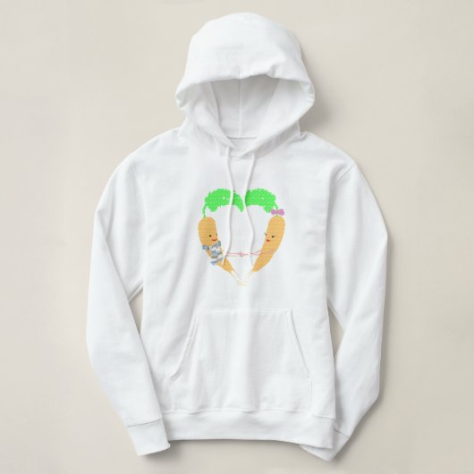 Kevin and Katie The Carrot kerst Hoodie (Design voorkant)