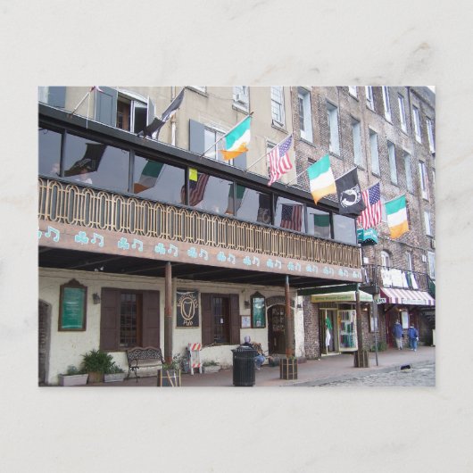 Kevin Barry's Pub - Savannah, GA Briefkaart (Voorkant)