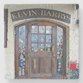 Kevin Barry's Savannah Marble Stone Onderzetter. Stenen Onderzetter (Voorkant)