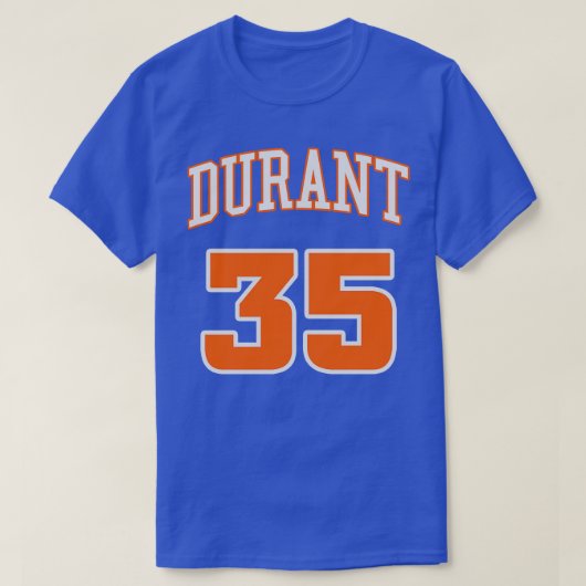 Kevin Durant Jersey Paarse T-shirt (Design voorkant)