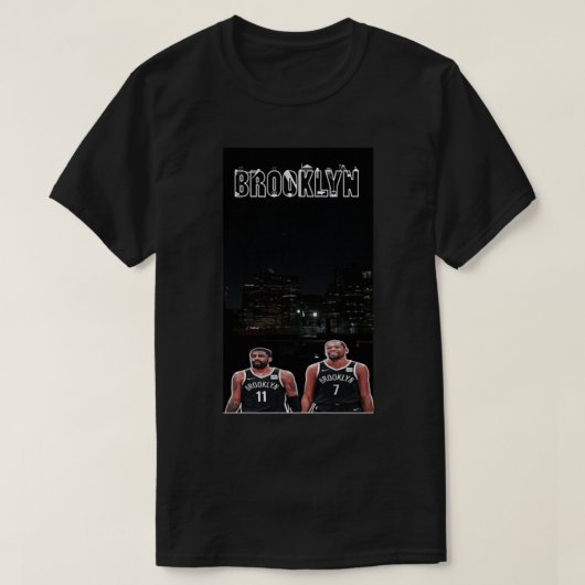 Kevin Durant Kyrie Irving Brooklyn Nets T-shirt (Design voorkant)