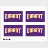 Kevin Durant - Phoenix Basketball Rechthoekige Sticker (Vel)