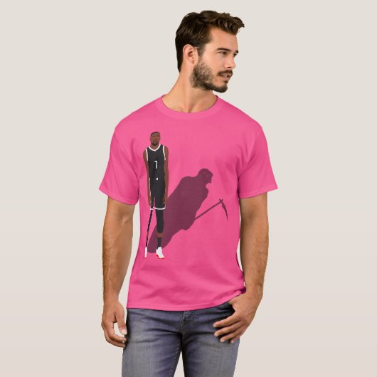 Kevin Durant Slim Reaper Brooklyn Nets T-shirt (Voorkant volledig)