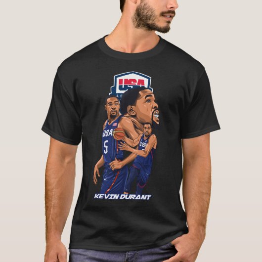 Kevin Durant Usa T-shirt (Voorkant)