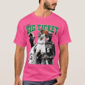 Kevin Garnett het grote ticket Boston Basketball L T-shirt (Voorkant)