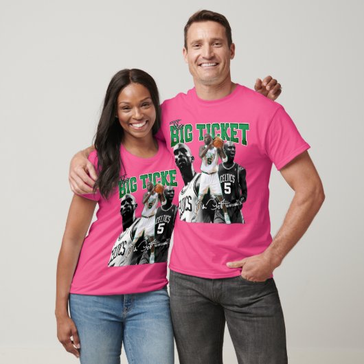 Kevin Garnett het grote ticket Boston Basketball L T-shirt (Unisex)