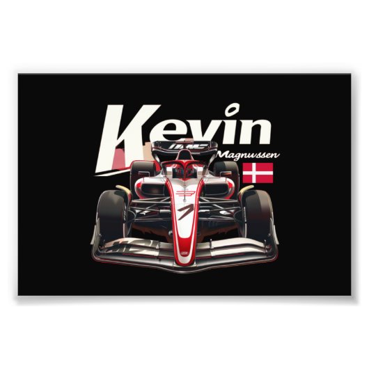 Kevin Magnussen, Formule 1-coureur, KMAG20 Foto Afdruk (Voorkant)