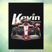 Kevin Magnussen, Formule 1-coureur, KMAG20 Raamsticker (Vel 3)