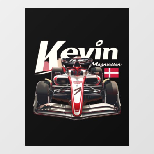Kevin Magnussen, Formule 1-coureur, KMAG20 Raamsticker (Vel)