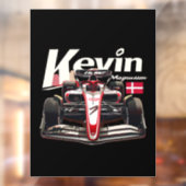 Kevin Magnussen, Formule 1-coureur, KMAG20 Raamsticker (Vel 2)