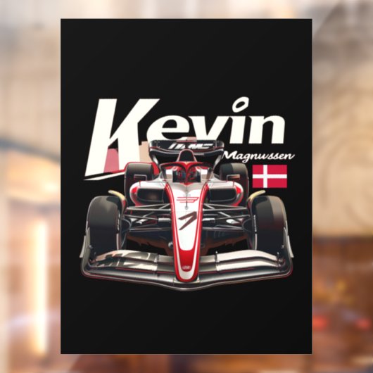 Kevin Magnussen, Formule 1-coureur, KMAG20 Raamsticker (Vel 2)