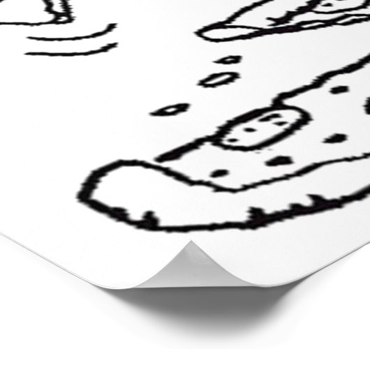 Kevin malone caricature poster (Hoek)