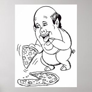 Kevin malone caricature poster